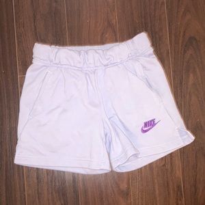 Purple Nike Kids Shorts